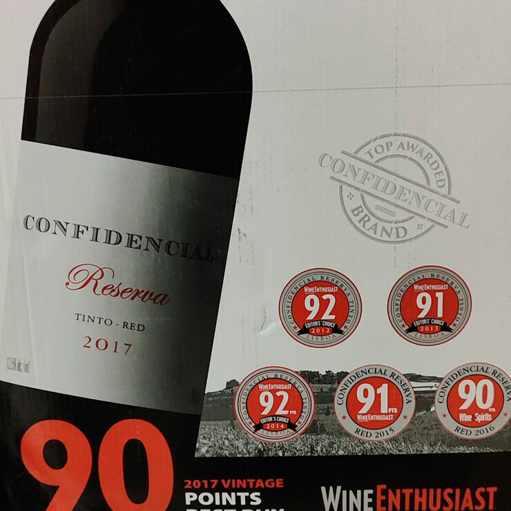 Vino Tinto Confidencial Reserva 750ml — Imagen 3 de 4