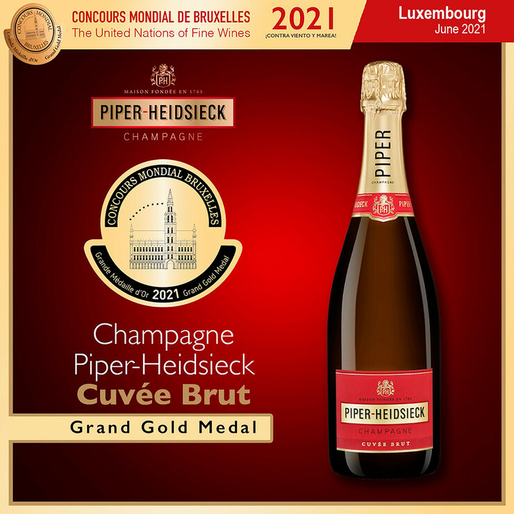 Champagne Piper-Heidsieck Cuvée Brut 750ml — Imagen 2 de 4
