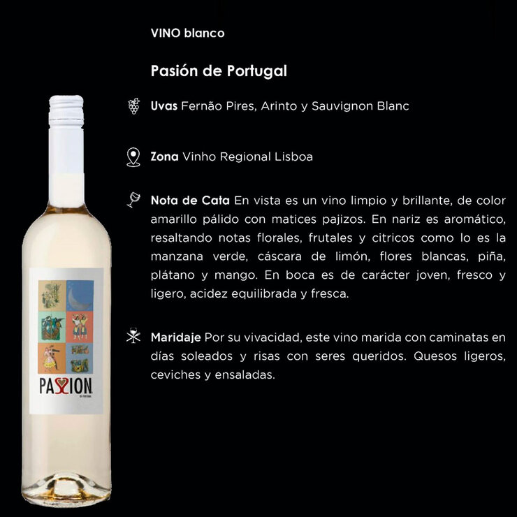 Vino Blanco Passion de Portugal 750ml — Imagen 3 de 3