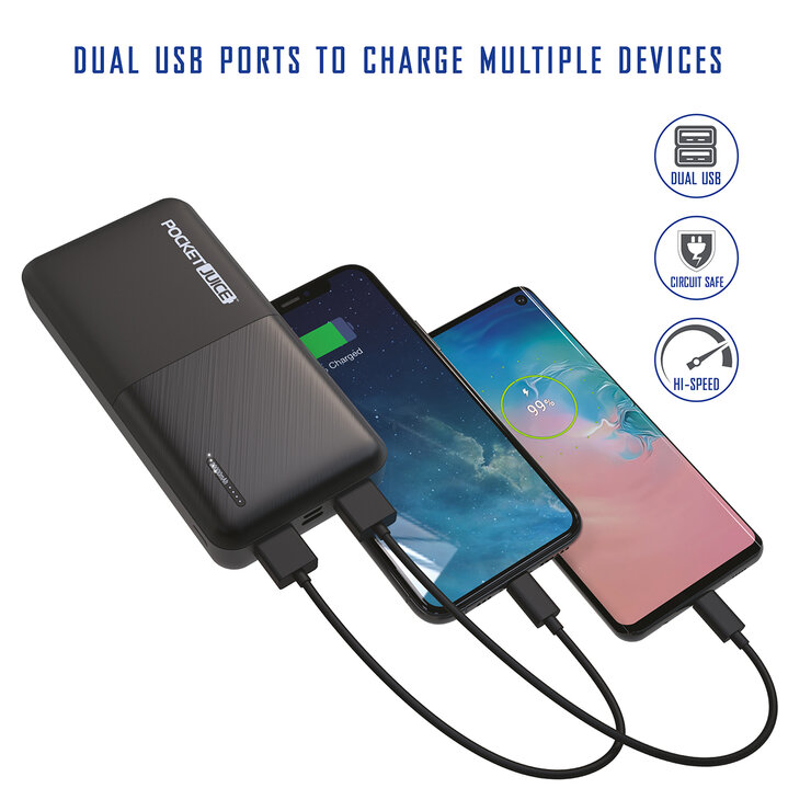Pocket Juice™, Batería Compacta Portátil para Dispositivos Apple y Android — Imagen 2 de 3