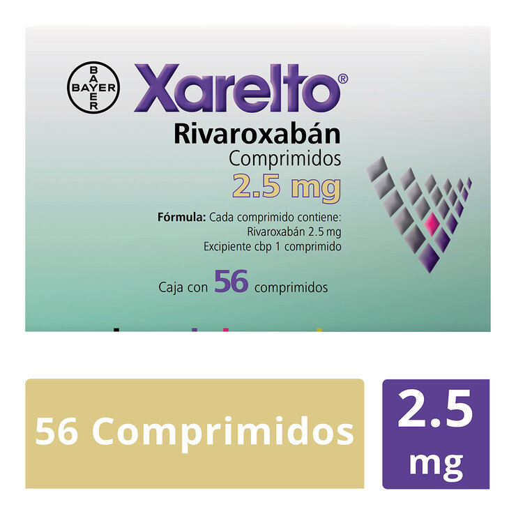 Xarelto 2.5mg. 56 comprimidos.  — Imagen 3 de 3