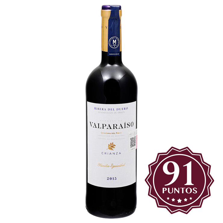 Vino Tinto Marqués De Valparaíso Crianza 750ml — Imagen 1 de 3