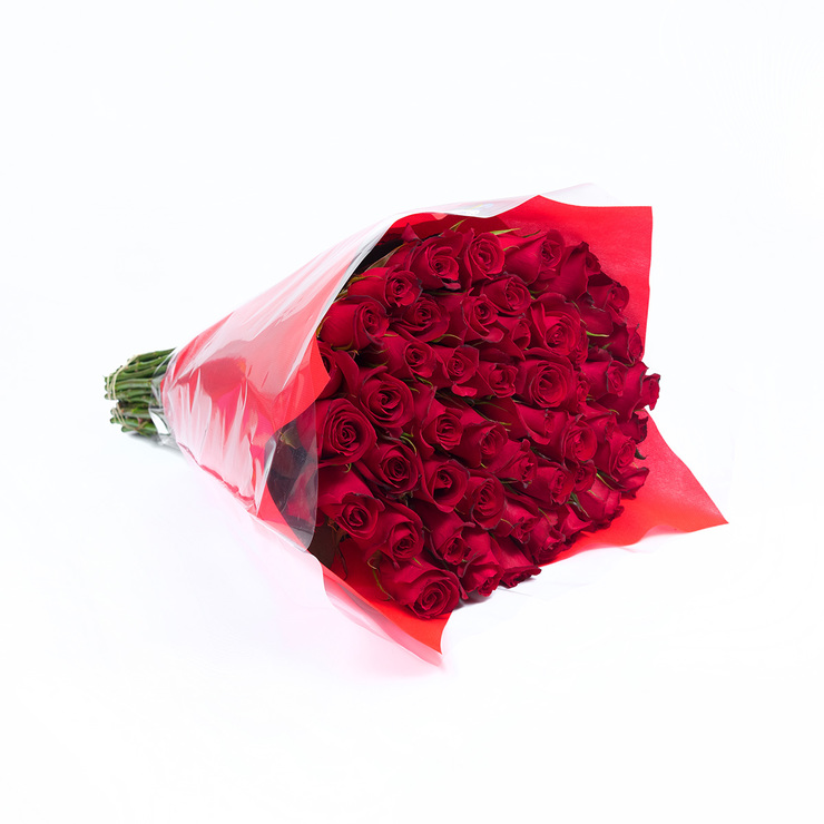 Chiltepec, Bouquet de 48 Rosas Color Rojo — Imagen 2 de 3