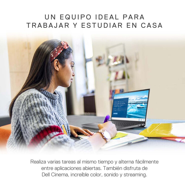 Dell Laptop Inspiron 15 3525 AMD Ryzen™ 7, 8 GB RAM, 512 GB SSD, Windows 11 Home, Silver — Imagen 3 de 4