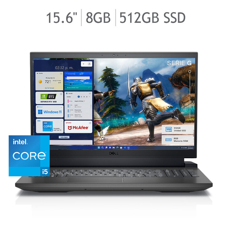 Dell Gaming Laptop NB G15 5511 11th Gen Intel® Core™ i5-11260H — Imagen 1 de 4