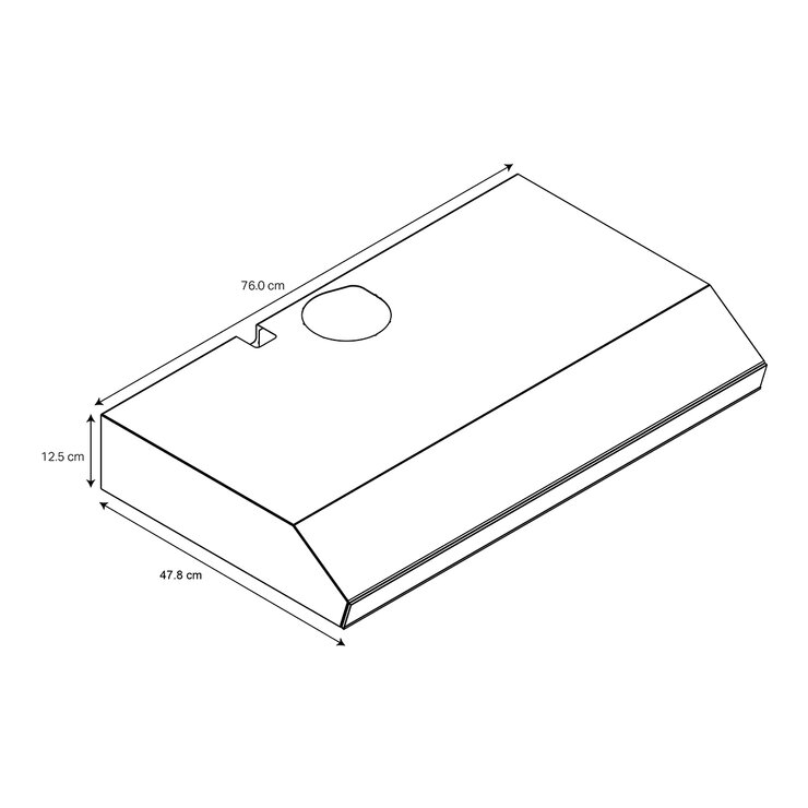 Whirlpool Campana de pared 76cm — Imagen 2 de 4