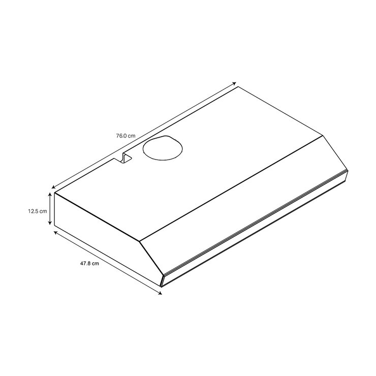 Whirlpool Campana de pared 76cm — Imagen 4 de 4