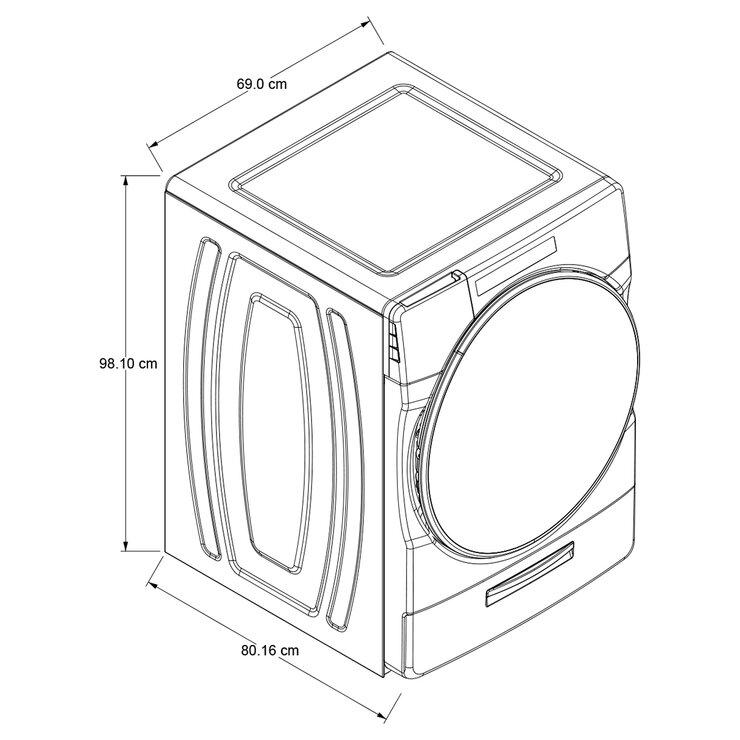 Whirlpool Lavasecadora eléctrica 20Kg — Imagen 4 de 4