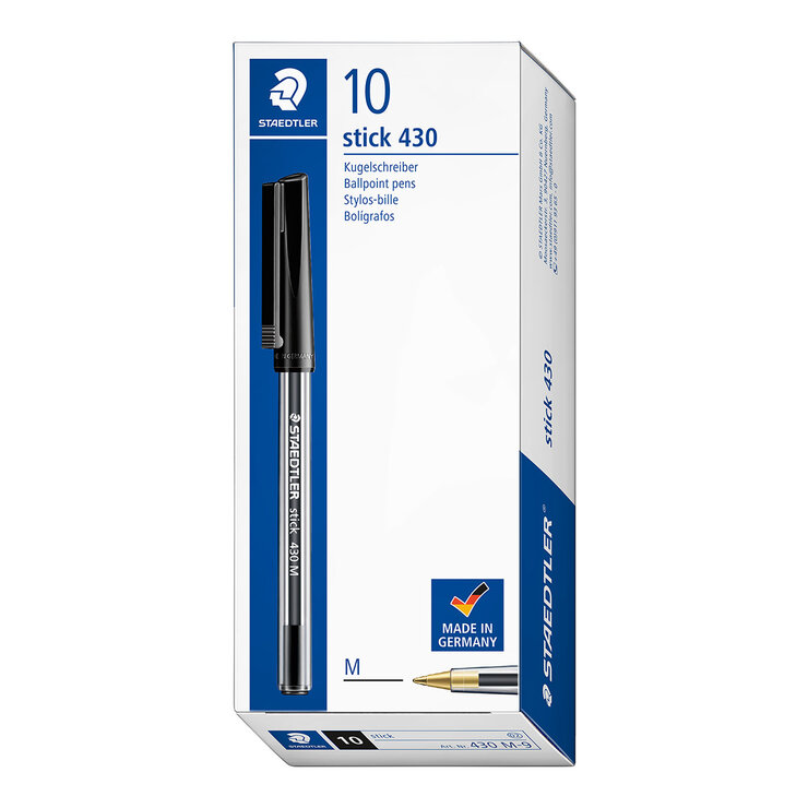 Staedtler Bolígrafo Stick Punto Mediano 10 Piezas — Imagen 2 de 4