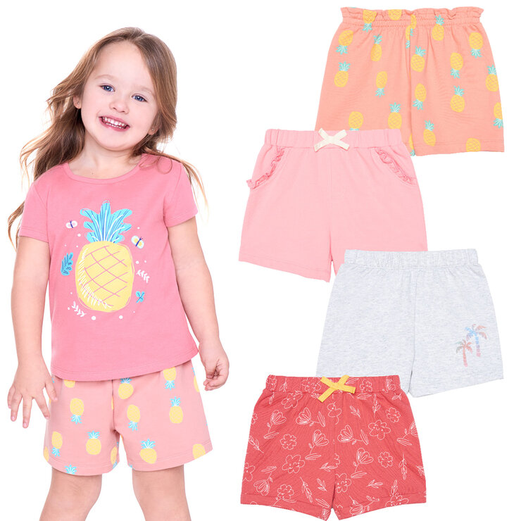 Pekkle 4 Shorts para Niñas o Niños Varias Tallas y Colores — Imagen 1 de 4