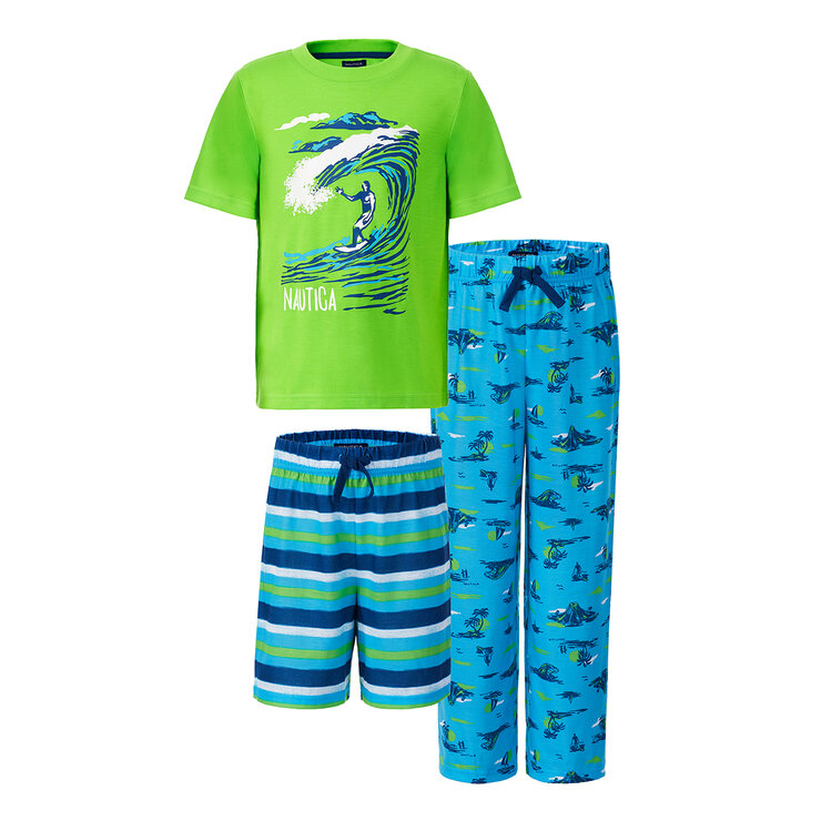 Nautica Pijama 3 piezas para Niños y Niñas Varias Tallas y Colores — Imagen 3 de 4