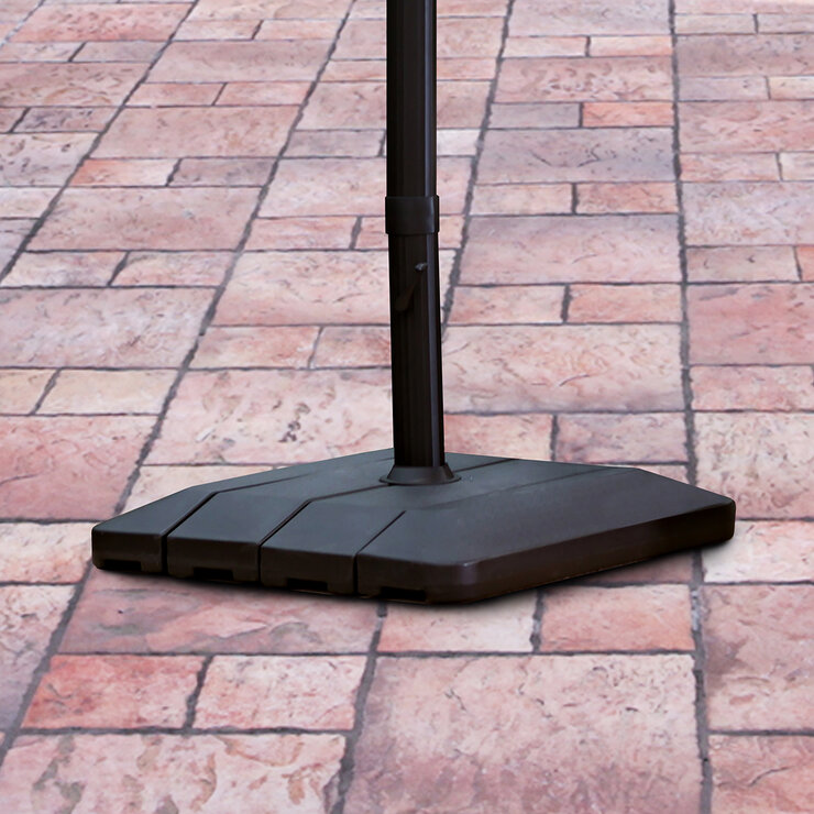 Seasons Sentry, Sombrilla De 3.05 m x 3.98 m De Gran Tamaño Voladizo Con Base — Imagen 3 de 4