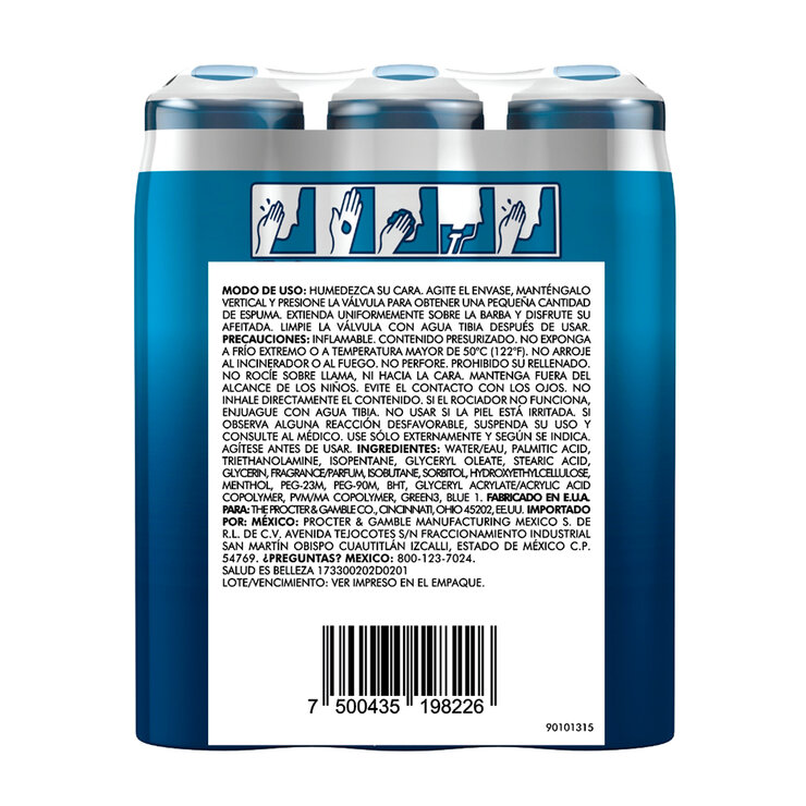 Gillette Island Breeze Sensitive Gel para Afeitar 3 pzas de 170 g — Imagen 2 de 4