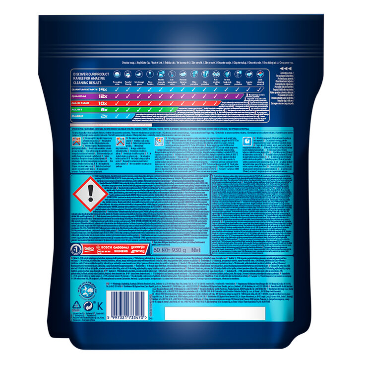 Finish Powerball Quantum Detergente para Lavavajillas 60 cápsulas — Imagen 2 de 4