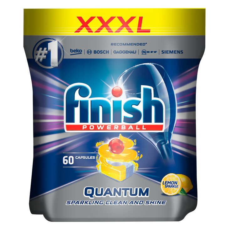 Finish Powerball Quantum Detergente para Lavavajillas 60 cápsulas — Imagen 1 de 4