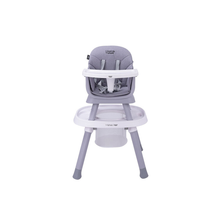 Infanti, Silla Alta 7 En 1 Manes, Color Gris — Imagen 1 de 4