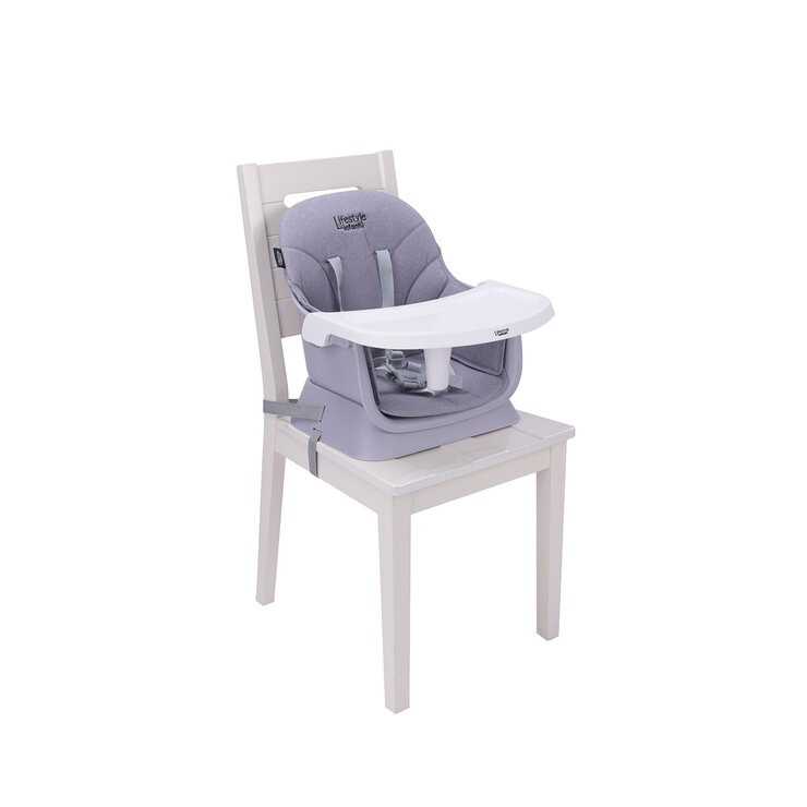 Infanti, Silla Alta 7 En 1 Manes, Color Gris — Imagen 2 de 4