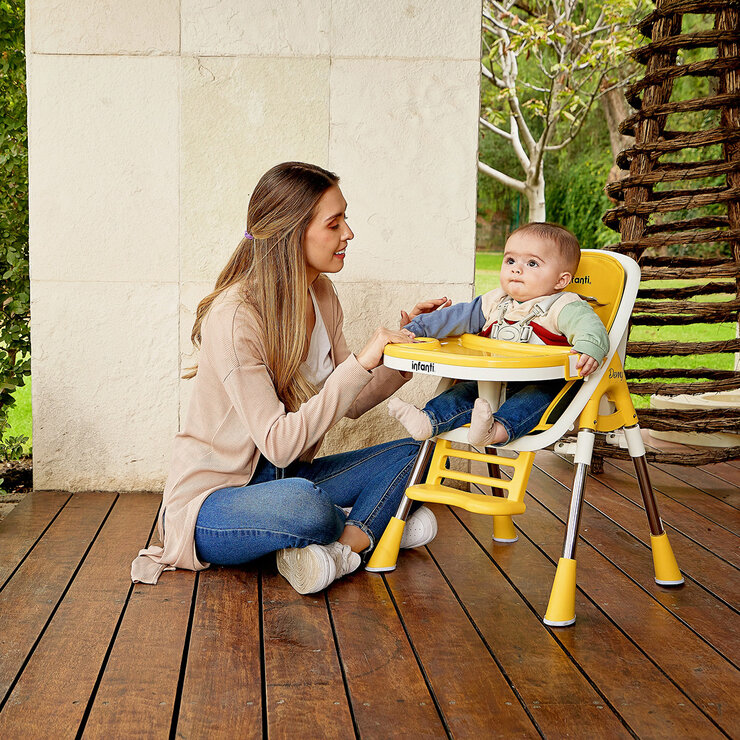 Infanti, Silla Alta Denny, Color Gris — Imagen 3 de 4