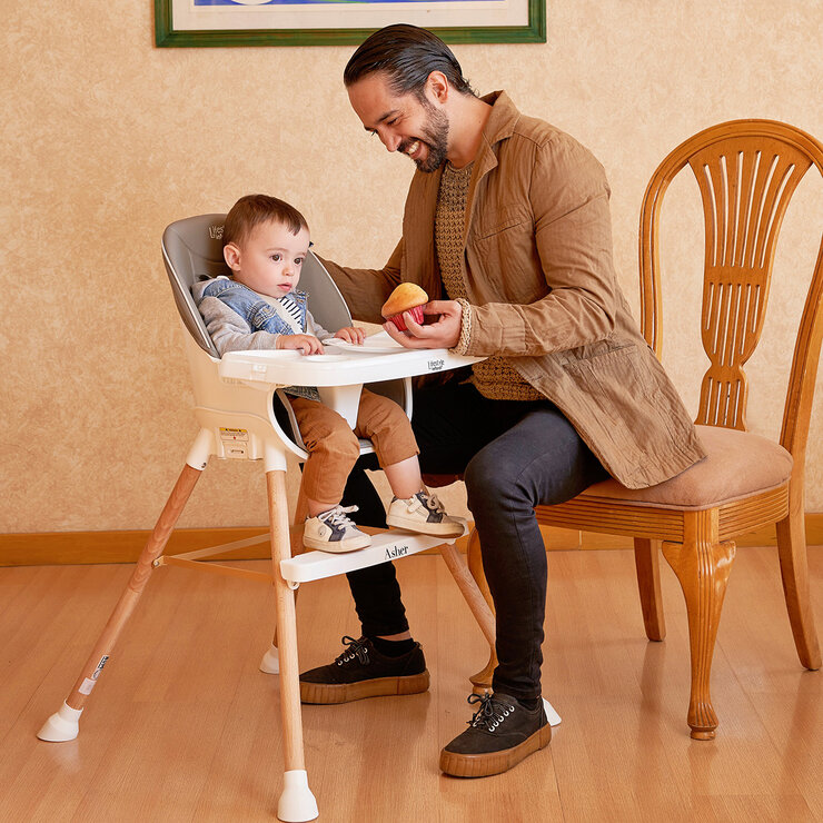 Infanti, Silla Alta Lifestyle Asher, Color Gris — Imagen 2 de 4
