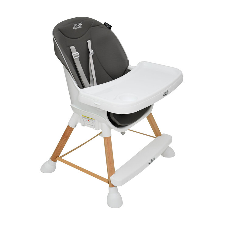 Infanti, Silla Alta Lifestyle Asher, Color Gris — Imagen 4 de 4
