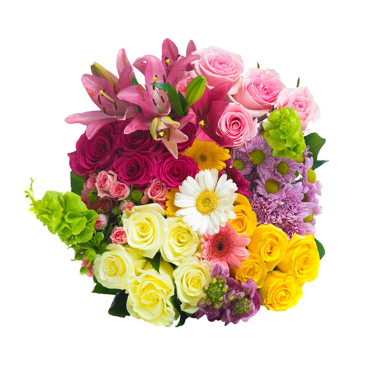 PREVENTA Chiltepec, Bouquet Mixto Día de las Madres 36 tallos con Florero — Imagen 2 de 3