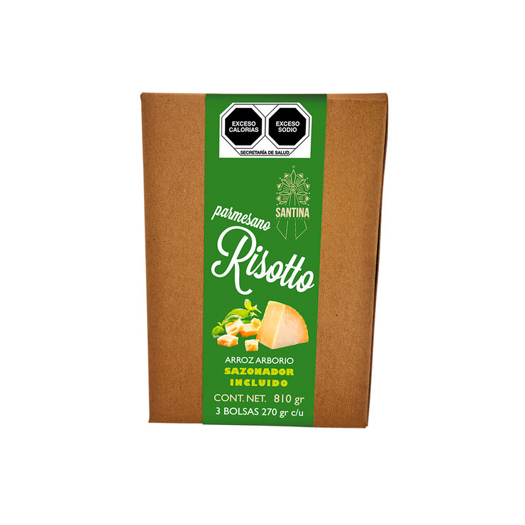 Arroz Arborio Parmesano Santina 3 bolsas de 270g — Imagen 3 de 4