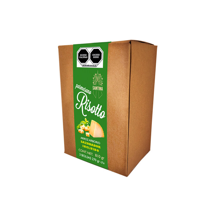 Arroz Arborio Parmesano Santina 3 bolsas de 270g — Imagen 4 de 4