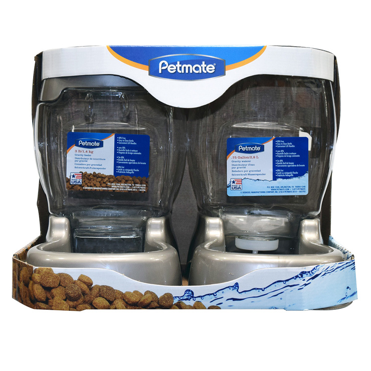 Petmate Despachador de Alimento y Agua para Mascotas — Imagen 3 de 4