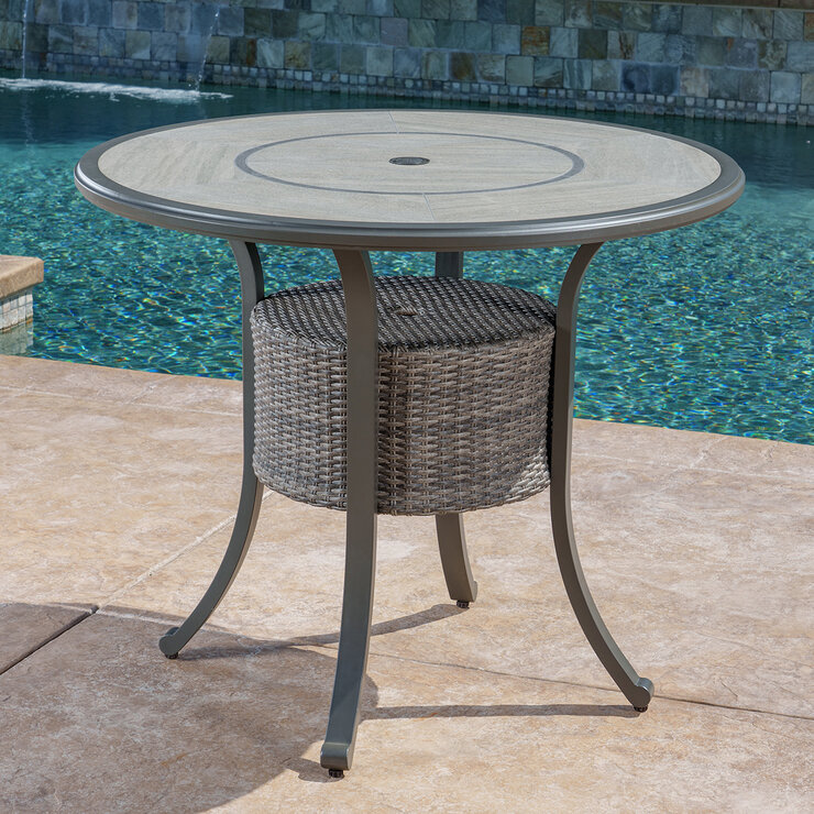 Sunvilla, Cobalt Juego de Comedor Alto de 5 Piezas — Imagen 4 de 4