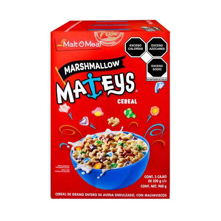 Cereal 3 pack Marshmallow Mateys — Imagen 1 de 3