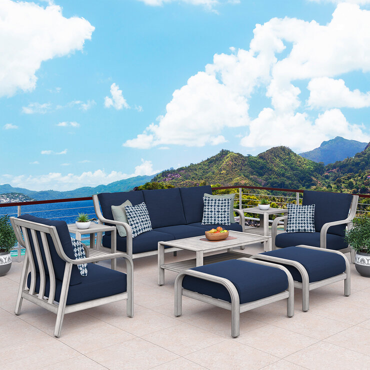 Atleisure , Catalina Sala para Jardin Azul de 8 Piezas  — Imagen 1 de 4