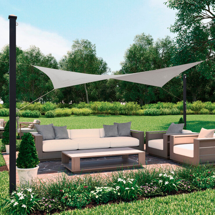 Coolaroo, 3.9m x 2.1m Velaria, Gris — Imagen 4 de 4