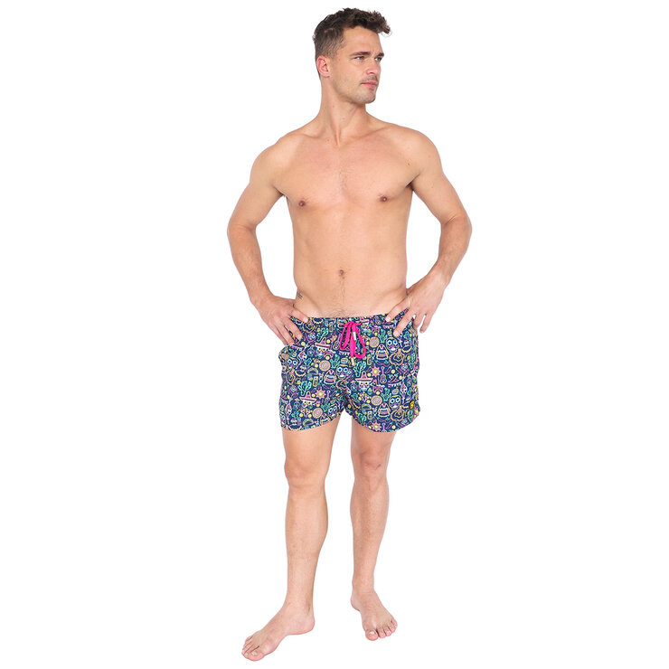 Ocean Slave, Traje de Baño con Jareta, Modelo Fiesta Mexicana, para Caballero en Varias Tallas