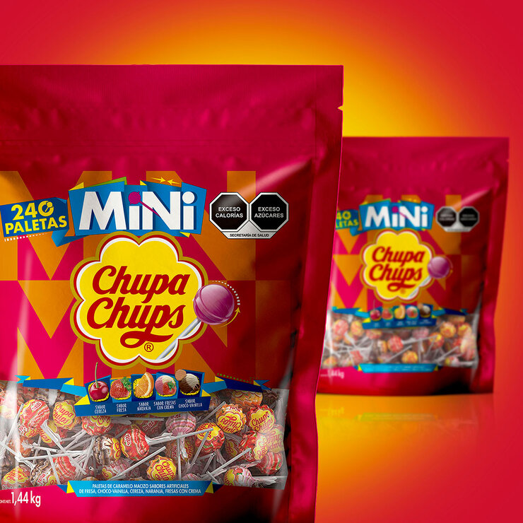 Chupa Chups Minis Paletas de Caramelo 240 pzas de 6 g — Imagen 2 de 4