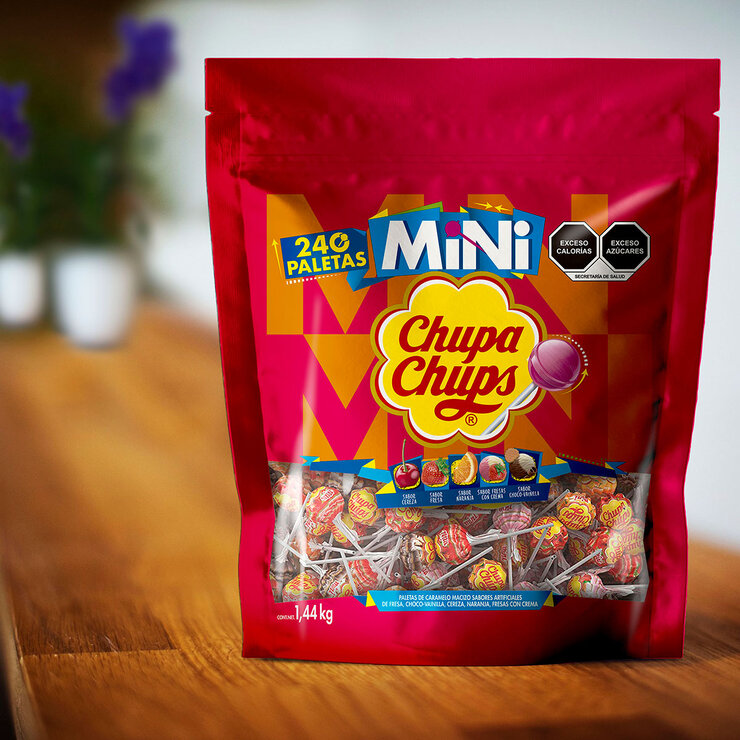 Chupa Chups Minis Paletas de Caramelo 240 pzas de 6 g — Imagen 3 de 4