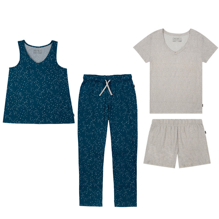 Eddie Bauer Pijama para Dama 4 Piezas Varias Tallas y Colores — Imagen 1 de 3