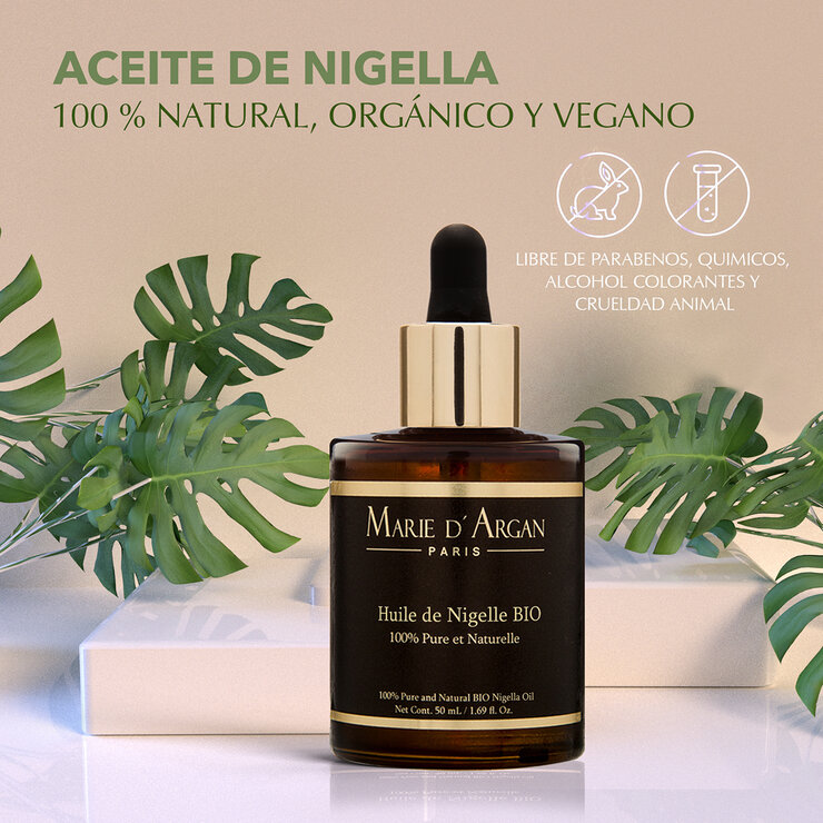 Marie D'Argan, Aceite de Nigella Sativa Puro y Orgánico — Imagen 3 de 3