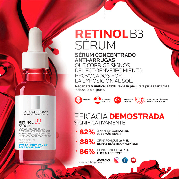 Kit Retinol B3 Serum 30ml + Effaclar Agua Micelar 50ml + Anthelios Age Correct FPS 50+ 3ml  — Imagen 2 de 4