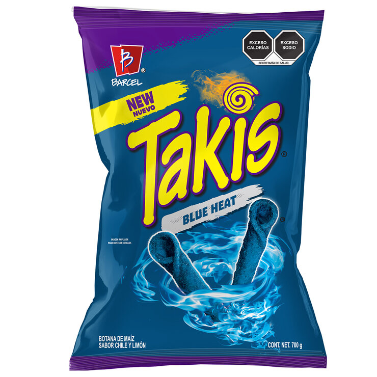 Barcel Botana de Maíz Takis Blue Heat 700 g — Imagen 2 de 3