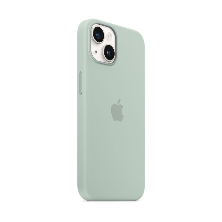 Apple Funda de Silicón con MagSafe para el iPhone 14 Agave Azul — Imagen 2 de 2