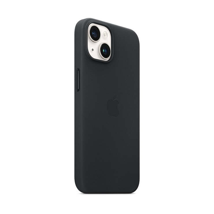 Apple Funda de Piel con MagSafe para el iPhone 14 Medianoche — Imagen 2 de 2