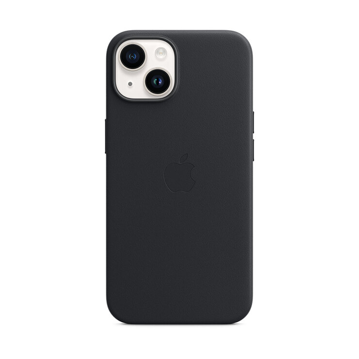 Apple Funda de Piel con MagSafe para el iPhone 14 Medianoche — Imagen 1 de 2