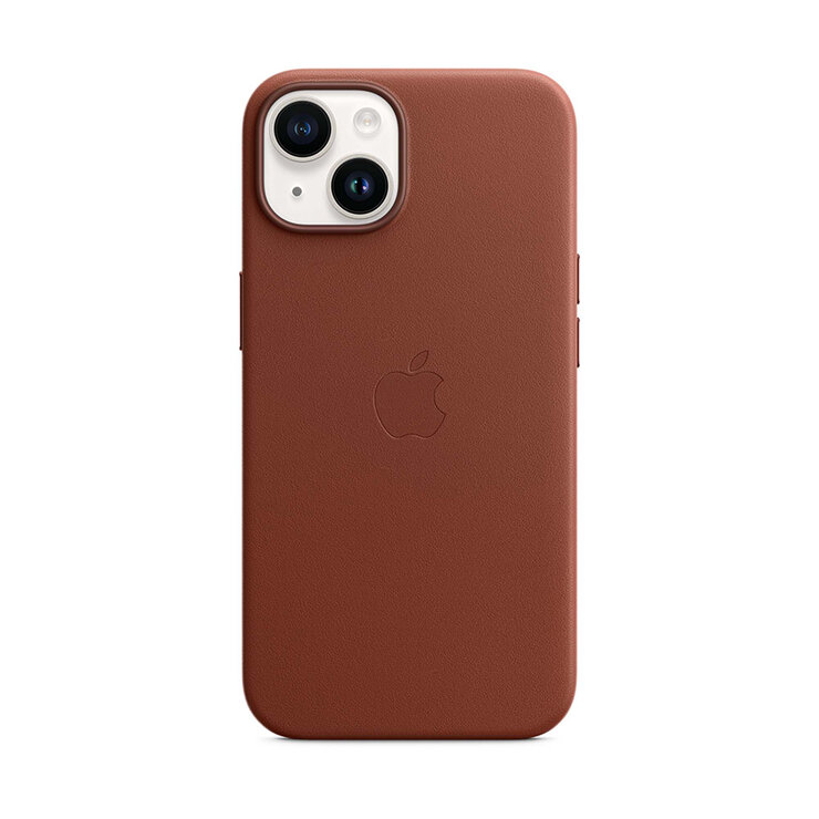 Apple Funda de Silicón con MagSafe para el iPhone 14 Ocre Oscuro — Imagen 1 de 2