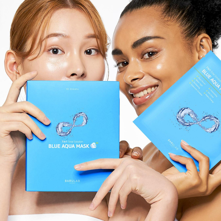 Mascarilla 7 Beneficios en 1, Barulab Aqua, 10 piezas  — Imagen 2 de 3