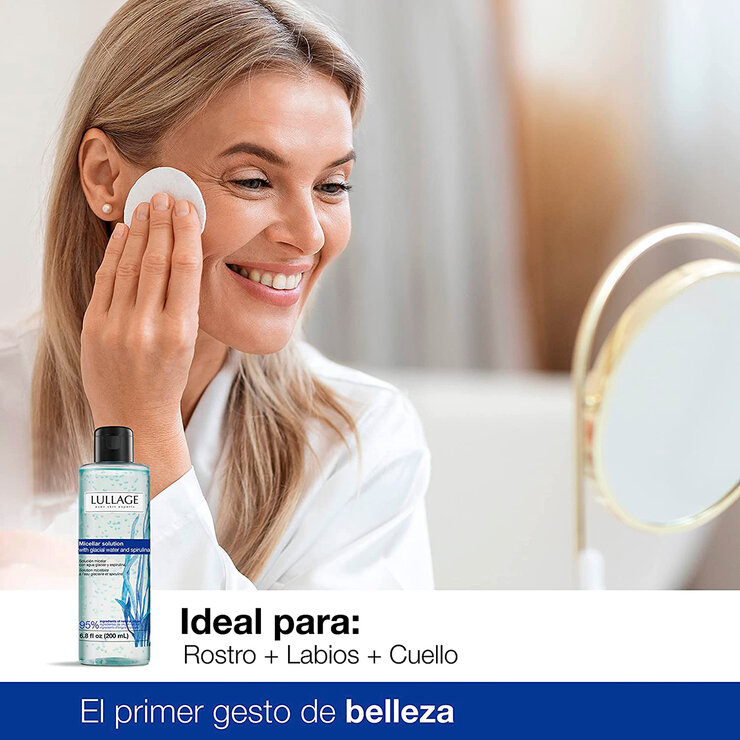 Lullage Solución Micelar con Agua Glaciar y Espirulina 200 ml — Imagen 3 de 4