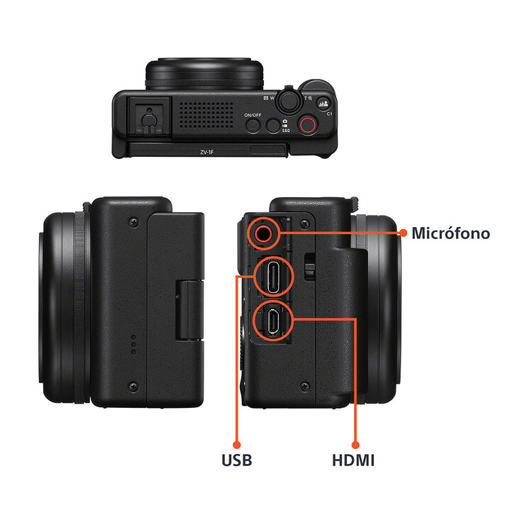 Sony, Cámara para Videoblogs ZV-1F — Imagen 4 de 4