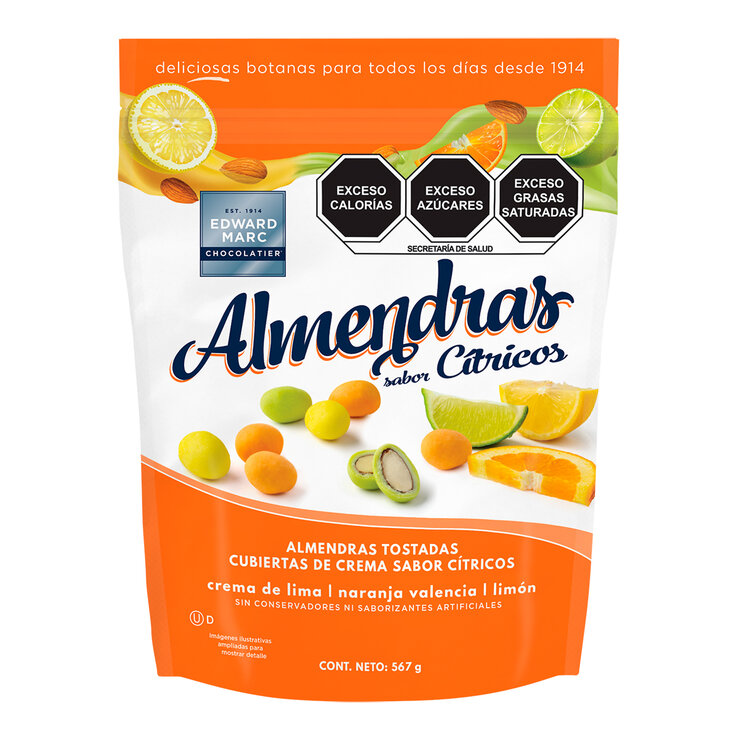 Edwardmarc Almendras Cubiertas de Crema Sabor Cítricos 567 g — Imagen 1 de 2