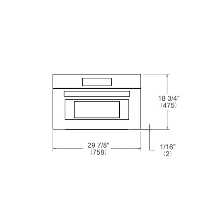 Bertazzoni Horno de Velocidad por Convección 30" - con microondas — Imagen 4 de 4
