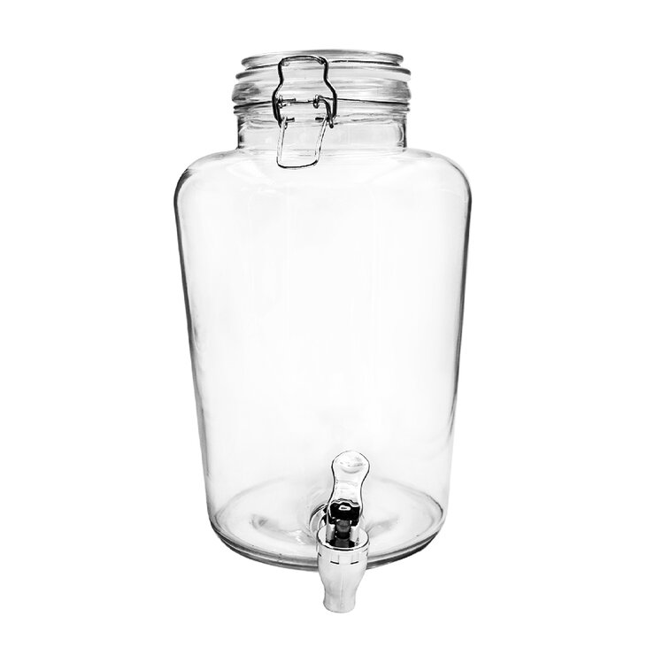 Top Choice Dispensador de Bebidas de Vidrio con Tapa Hermética de 4L — Imagen 2 de 2