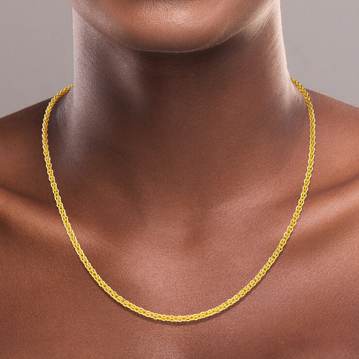 Cadena para Dama, 45.72cm, Oro Amarillo de 14k — Imagen 2 de 4